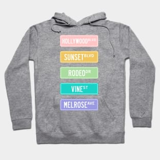 LA street signs Hoodie